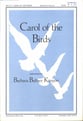 Carol of the Birds SATB choral sheet music cover